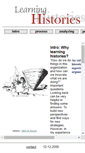 Mobile Screenshot of learninghistories.net